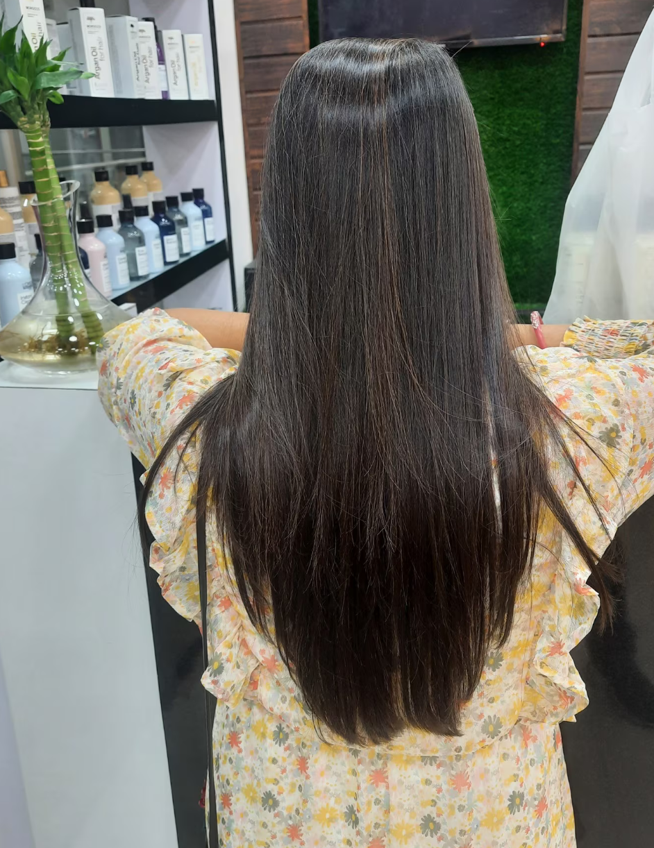 Hair Smoothening at The Hair Master Unisex Salon